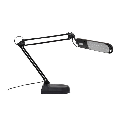 Schreibtischlampe LED Schwarz, mit Standfuss