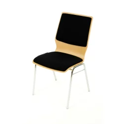 Holzschalen-Stapelstuhl Profi  taillierte Form mit Sitz...