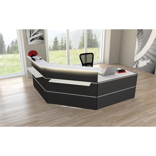 Empfangstheke mit Beratungsplatz, ohne LED Beleuchtung