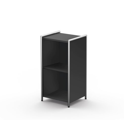 Aktenregal Rothorn / Steel 2 Ordnerhöhen 40 cm breit, Farbe: anthrazit