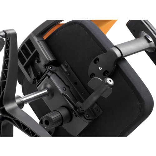 Netzdrehstuhl Netzrücken rot