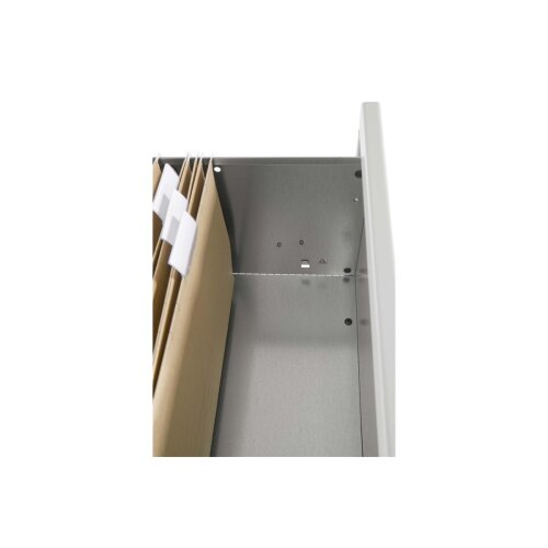 Stahl Hängeregisterschrank 4 Auszüge einbahnig Lichtgrau