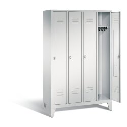 Spind Classic auf Füßen, 4 Abteile,...