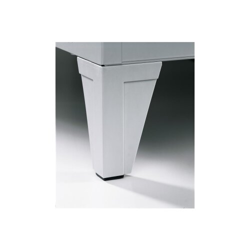 Fächerschrank Classic mit Sichtfenstertüren, auf Füßen, 20 Fächer