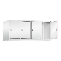 Spind Aufsatzschrank Classic, 4 Abteile, Abteilbreite...