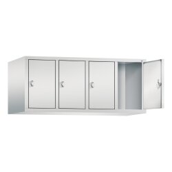 Spind Aufsatzschrank Classic, 4 Abteile, Abteilbreite...