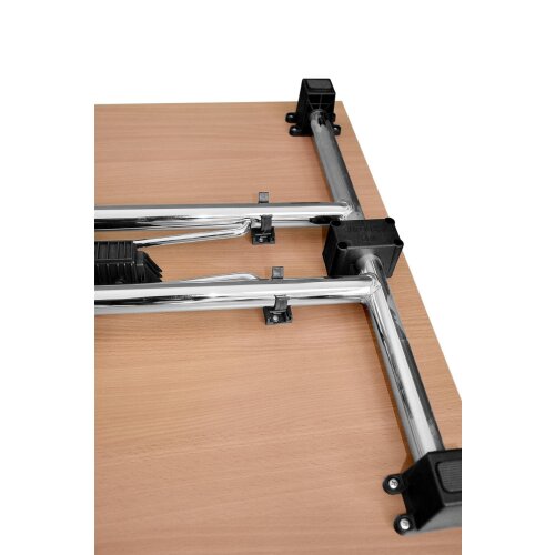 Klapptisch mit geradem Fuß 160 x 80 cm, Höhe 72,5 cm  Buche