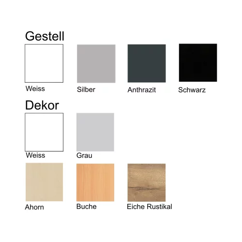 Schreibtisch elektrisch höhenverstellbar Serie EHT3, Dekor Weiss, Gestell Silber, Maß: 65-130 h. x 80 t. x 160 br. cm