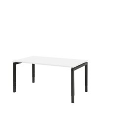 Schreibtisch Serie E1 höhenverstellbar, Dekor Weiss,...