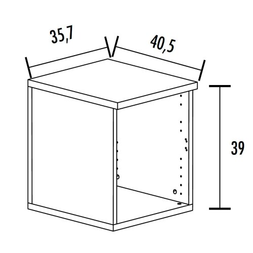 Schliessfachschrank 3 Abteile, 3 Fächer übereinander, Türen ohne Briefschlitz, Korpus: Ahorn, Front: Ahorn, Zylinderschloss