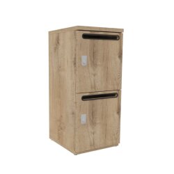 Schliessfachschrank Holz 1 Abteil, 2 Fächer...
