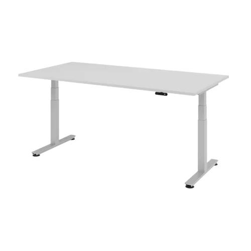 Elektrisch höhenverstellbarer Schreibtisch mit Memoryschalter 200x100 cm